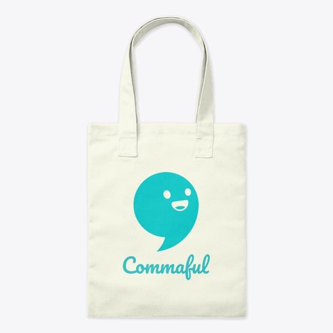 Commaful Tote Bag