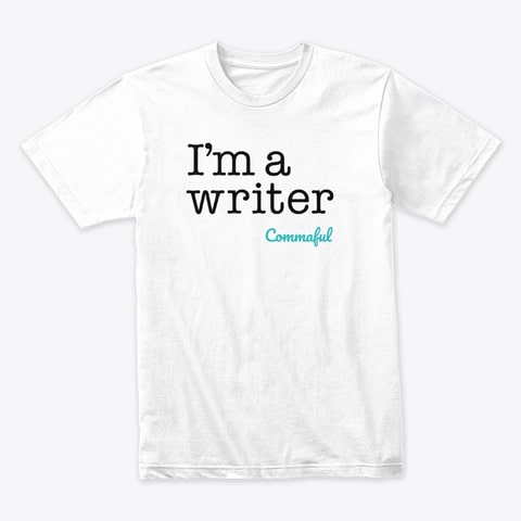 I'm A Writer White T-Shirt