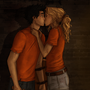 And then she kissed me percy jackson stories